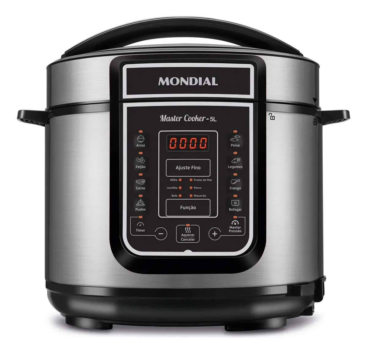 Panela de Pressão Elétrica Digital 5L, Mondial 900W - PE-38